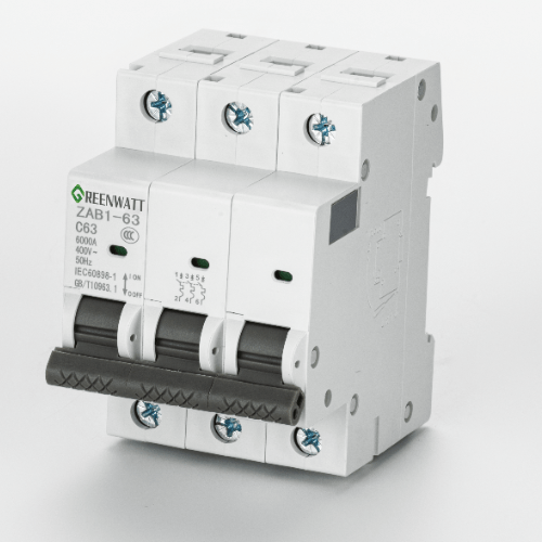 AC MCB 230/400V 1P-4P 6A-125A Миниатюрный выключатель схемы