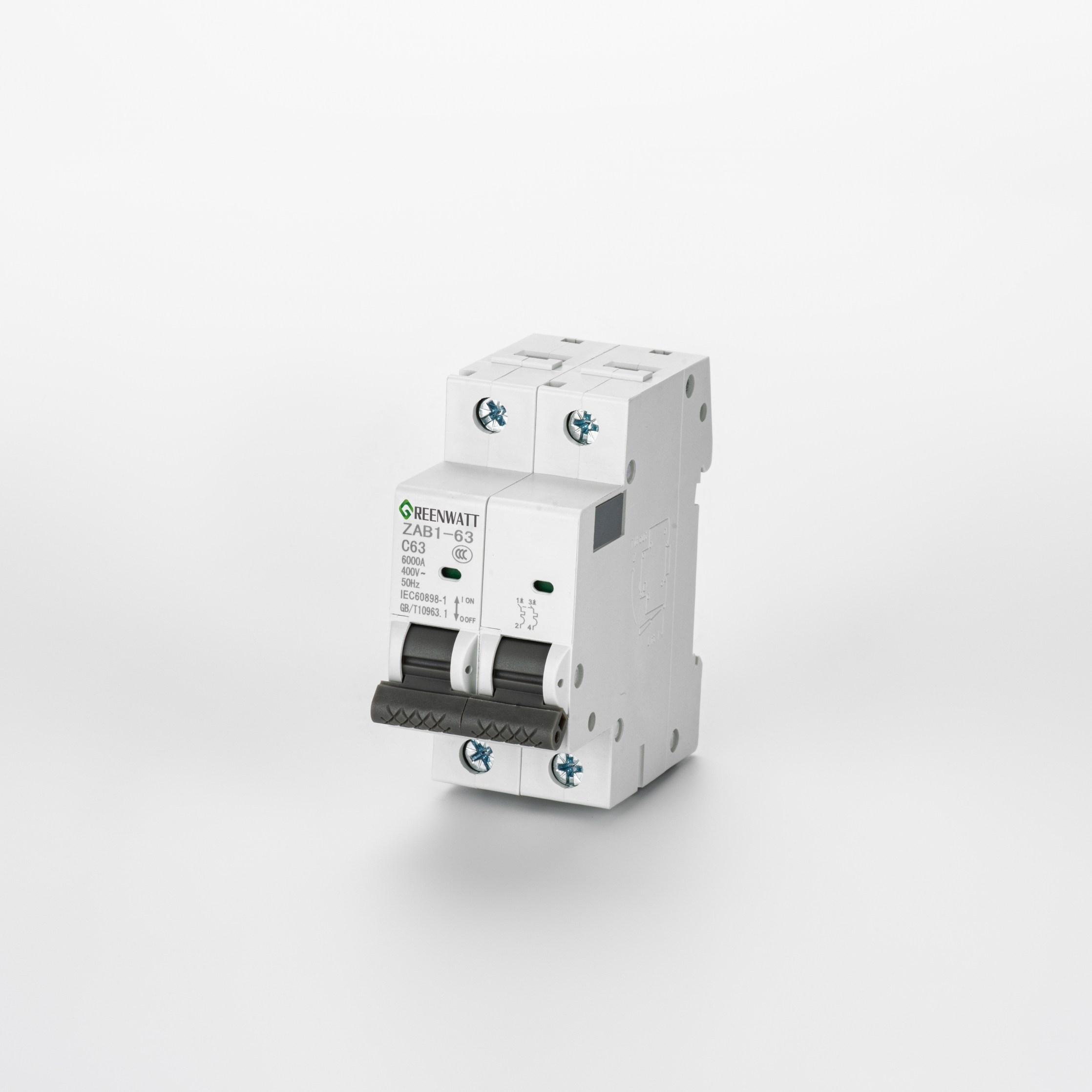 REENWATT ZAB1-63 Миниатюрный выключатель схемы AC | 63A 400V