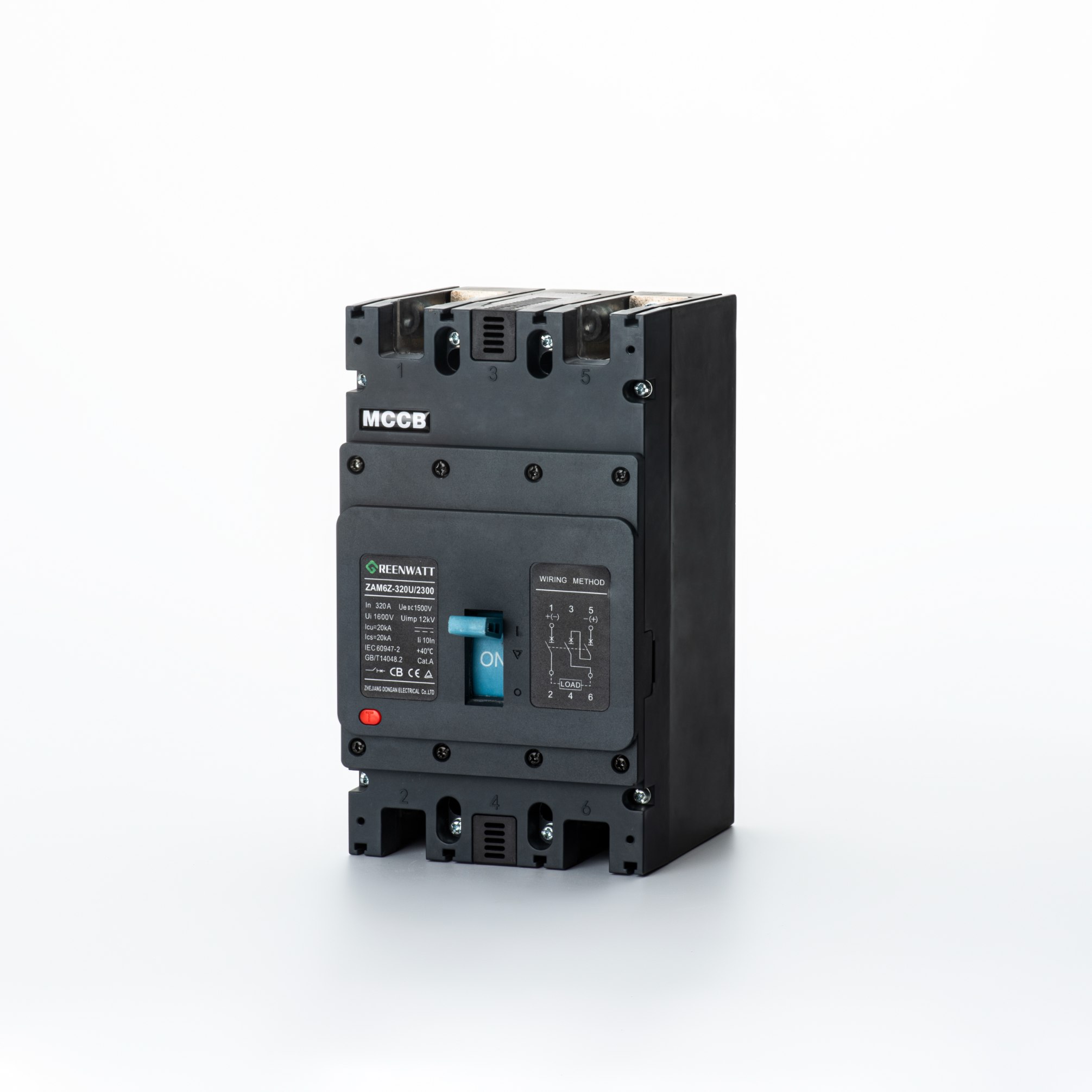 Серия TSM2 MCCB | 1600a | 400 В ac | Защита от переоборудования/короткого замыкания/УФ-защита | IEC60947-2